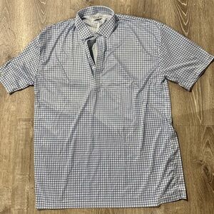 Stylish Black and White Checkered Men's Shirt